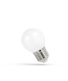 E27 4W LED kronepære - 100lm/W, mat glas, varm hvid