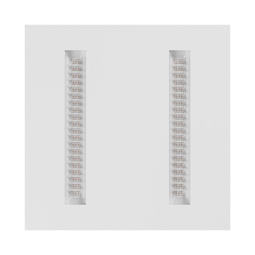 600x600x35 Algine Doppio panel 40W - neutral hvid, 230V, 80°, IP20, hvid