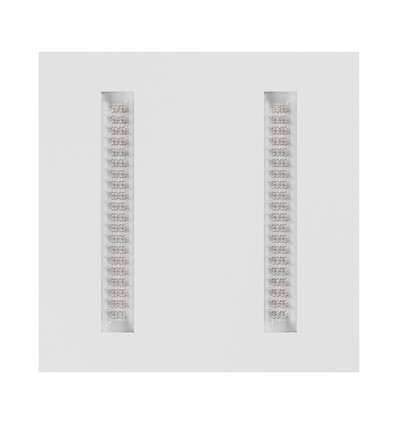 60x60 LED panel, 40W - 150lm/W, 5 års garanti, indbygning/påbygning, 80 grader