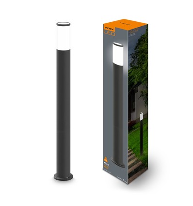 GU10 havelampe - IP54, IK07, sort, udendørs facadebelysning, uden lyskilde