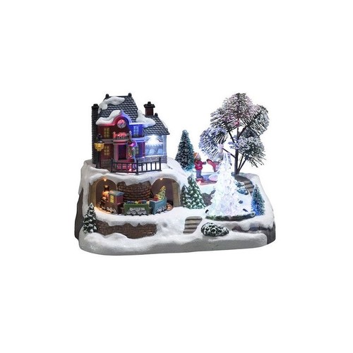 Outlet: Dekorativ Julelandskab (Stations By) Med LED Lys - Konstsmide