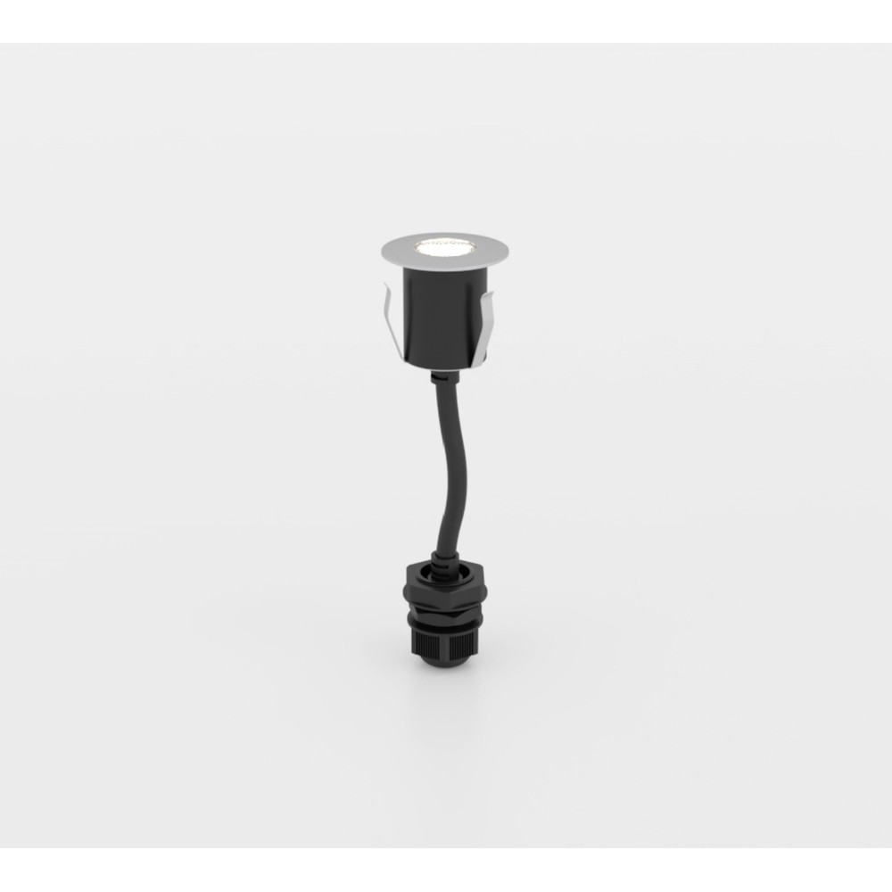 Outlet: TRONTO R LED Nedgravningsspot 1W i 3000K, IP67, 230V - Rustfrit