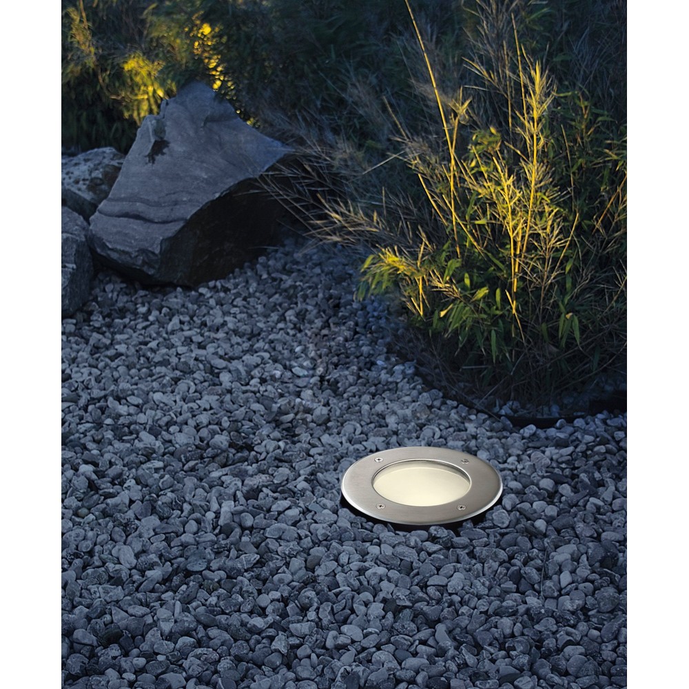 Outlet: LAMEDO R LED Nedgravningsspot 2,5W i 3000K, IP67, 230V - Rustfrit