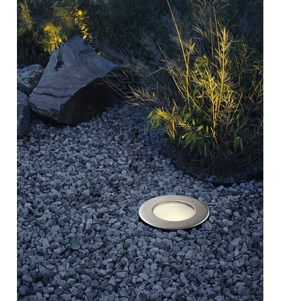 Outlet: LAMEDO R LED Nedgravningsspot 2,5W i 3000K, IP67, 230V - Rustfrit