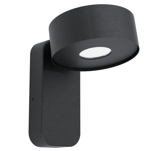 EGLO PALOSCO UDENDØRS LED VÆGLAMPE 4,9W I SORT