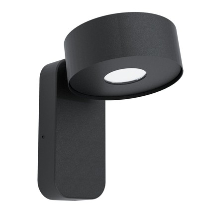 EGLO PALOSCO UDENDØRS LED VÆGLAMPE 4,9W I SORT