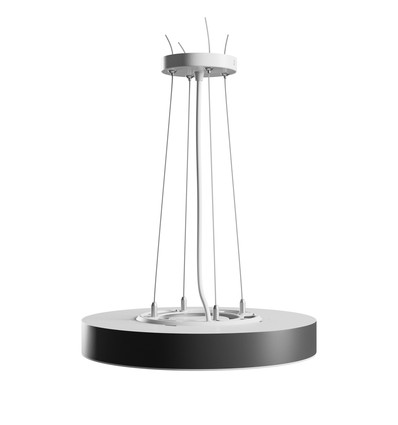 24W Nymphea Optima LED loftslampe, CCT - Sort ring, 112lm/W, Ø30cm, 5 års garanti