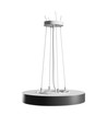 24W Nymphea Optima LED loftslampe, CCT - Sort ring, 112lm/W, Ø30cm, 5 års garanti