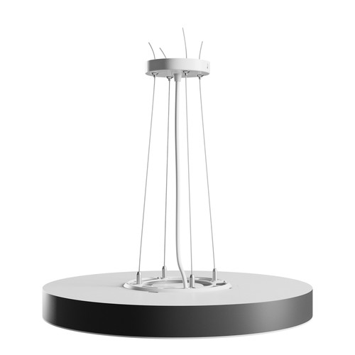 36W Nymphea Optima CCT loftlampe - 120lm/W, Ø40cm, sort ring, justerbar CCT, IP20