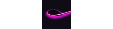 5m 9W/m Pink Dot-free COB-LED strip - IP20, 240 LED pr. meter, 24V, COB LED