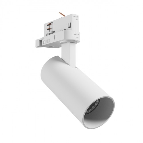 Hvid 8W skinnespot 3i1 - CCT, spredning 25°, 3-faset, Spectrum