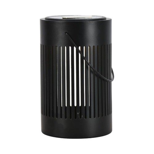 0,5W Solara LED gulvlampe / bordlampe - Solcelle, IP44, sort metal, varm hvid, genopladelig, udendørs