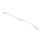 30cm Stik til 230V LED strip (Slim COB) - Inkl. endeprop, 230V