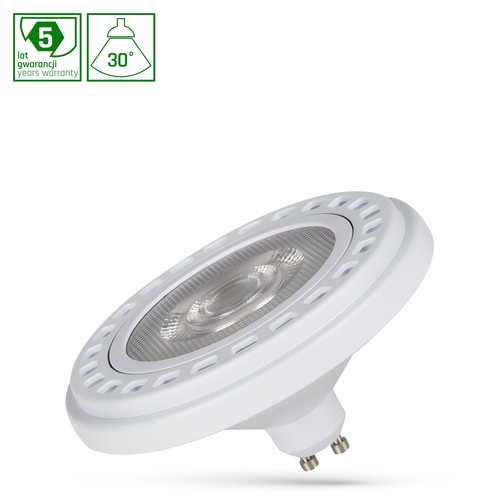 Ar111 LED 20W GU10 - 230V, cob, 30°, varm hvid, RA90, Premium White Spectrum
