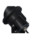 11W LED havelampe - Sort, med spyd, IP65, 24V