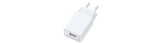 USB oplader 10W - Hvid, USB-A, perfekt til mobil og lamper