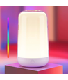 Opladelig RGB+CCT LED bord/natlampe - Hvid, touch dæmpbar, IP20 indendørs