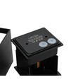 6W CUBIC PRO væglampe - IP65, sort, sløjfbar, justerbar, firkantet, op/ned, udendørs, inkl. lyskilde