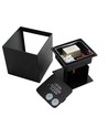 6W CUBIC PRO væglampe - IP65, sort, sløjfbar, justerbar, firkantet, op/ned, udendørs, inkl. lyskilde