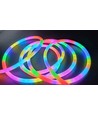 3m RGBIC Neon flex slange, komplet sæt - Vævet reb, Bluetooth App, fjernbetjening, USB