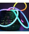 3m RGBIC Neon flex slange, komplet sæt - Vævet reb, Bluetooth App, fjernbetjening, USB