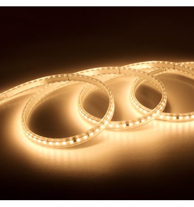 5m 12W/m LED strip HiCRI X2 RA98 - 230V, IP67, 1000lm/m, Kan klippes for hver 10cm, op til 100m