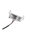 1W Ø5,2cm indbygningsspot dæmpbar - 12V/24V, Hul: Ø4,2 cm, Mål: Ø5,2 cm, 2,2 cm høj, hvid
