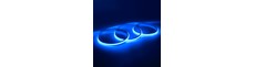 5m 9W/m Blå Dot-free COB-LED strip - 24V DC, IP67, 240 LED/m, 5 års garanti