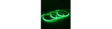 5m 9W/m Grøn Dot-free COB-LED strip - 24V DC, IP67, 240 LED pr. meter, 5 års garanti