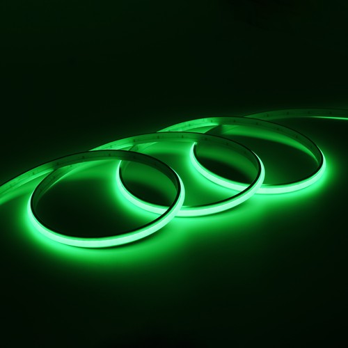 5m 9W/m Grøn Dot-free COB-LED strip - IP20, 240 LED pr. meter, 24V, COB LED