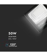 300W VT solpanel 50W - LED projektør, 6000K