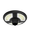 Vt-65w LED 10w - solcelledrevet, rund, havelampe, med sensor, RF-fjernbetjening, 4000k, IP65