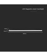 VT-3620 LED skinnespot 20W - magnetisk, smart, 3i1, sort hus