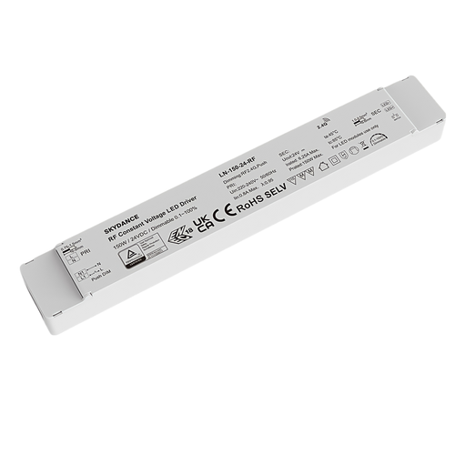 LEDlife rWave 150W dæmpbar strømforsyning - 24V DC, 6,25A, RF, push-dæmp