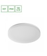 20/30/40W LED CCT loftslampe - 3-lyskulører, Ø33cm, Højde: 5cm, IP44, hvid kant