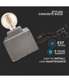 Ø160 VT-7160 bordlampe - beton