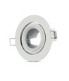 GU10 / MR16 Downlight - Uden lyskilde og fatning, rund, kipbar, hvid, Hul: Ø9,3 cm