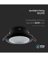 Vt-981 lampe GU10 - rundsort