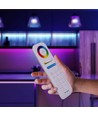 8-zoners fjernbetjening til LED - 3V, hvid, touch farvehjul, 2.4GHz, passer til LED strips