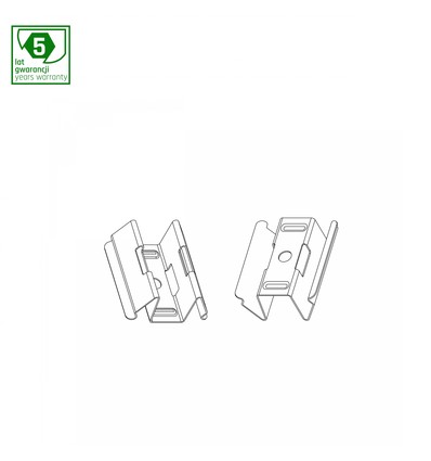 Monteringsbeslag til LED paneler - 2 stk, 5 års garanti