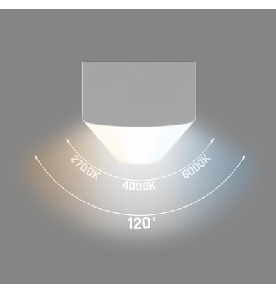 600mm Subtilo loftarmatur 15W - Limea, 3CCT, 230V, 120°, IP20, hvid, LED