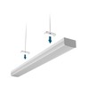 60cm LED loftsarmatur, 15W - 100lm/W, CCT, hvid, IP20