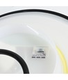 Dome 12W rund LED væglampe - IP65, CCT, sort