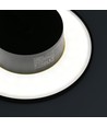 Dome 12W rund LED væglampe - IP65, CCT, sort