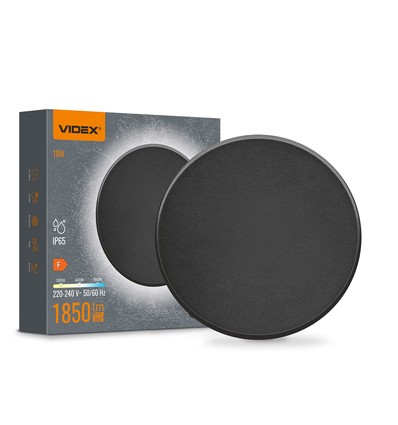 LED vægmonteret lampe 18W - IP65, varm, neutral eller kold hvid, sort