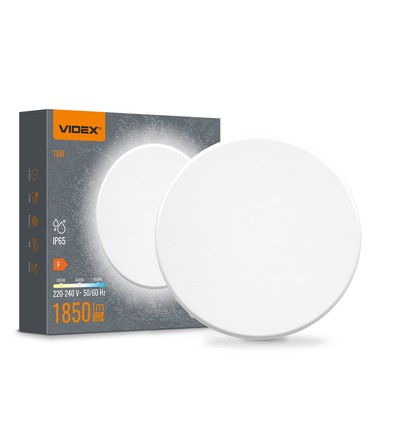 Dome 18W rund LED væglampe - IP65, CCT, hvid