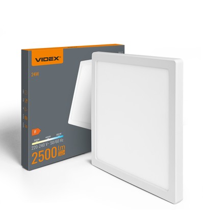 Dl6s loftlampe 24W - LED, varm hvid, neutral, 6500K, 220V, hvid