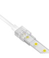Vandtæt startstik til LED strip - 10mm, enkeltfarvet, IP68, 5V-24V