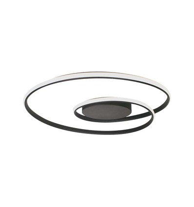 600x50mm VT-7911 loftlampe 48W - LED, metal, 4000K, sort, med TRIAC dæmpning