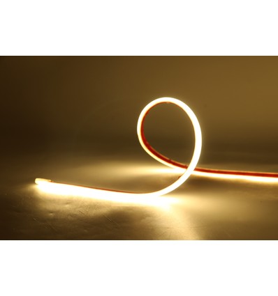 Badeværelses strip, 12W/m 2m vandtæt - 2 meter ledning, 24V, COB LED